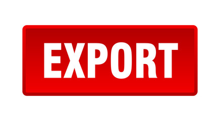 export button. export square red push button