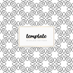 Background mandala seamless pattern vector