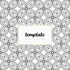 Background mandala seamless pattern vector