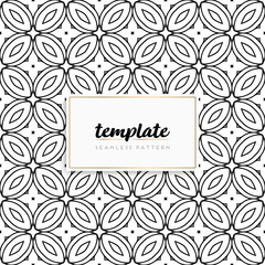 Background mandala seamless pattern vector