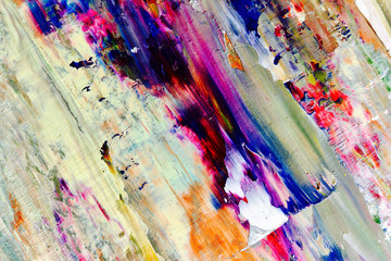 Colorful abstract background wallpaper. Modern motif visual art.  Mixtures of oil paint. Trendy...