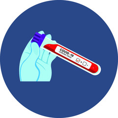 Corona Virus test Positive, Kit, Diagnose