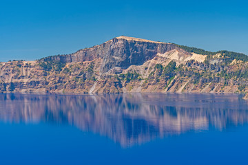Volcanic Cliff Across a Volcanic Caldera