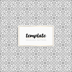 Background mandala seamless pattern vector