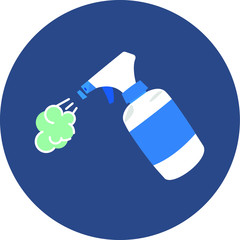 Disinfectent spray , glass cleaner vector illustration
