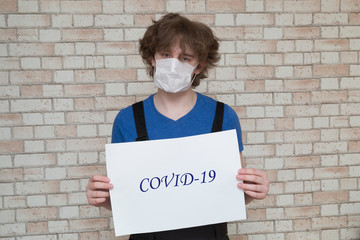 Coronavirus. Covid-19. Quarantine. Completion of work due to the epidemic.
