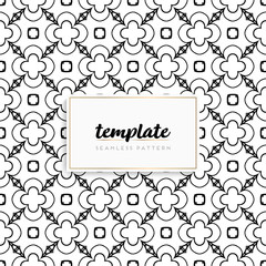 Background mandala seamless pattern vector