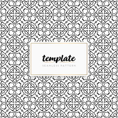 Background mandala seamless pattern vector