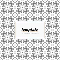 Background mandala seamless pattern vector