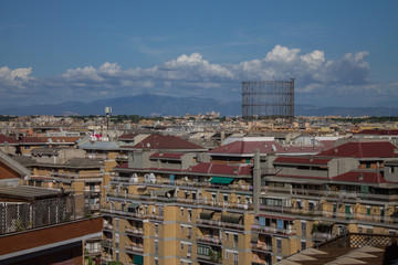 Fototapeta premium ROME, ITALY-September 25, 2019: warm autumn walks through the streets of Rome through the eyes of a tourist
