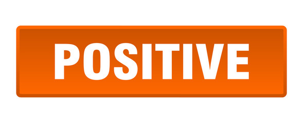 positive button. positive square orange push button