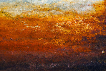 Texture, background made of rust from water