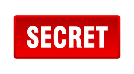 secret button. secret square red push button