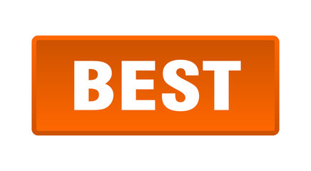 best button. best square orange push button