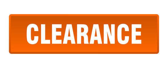 clearance button. clearance square orange push button