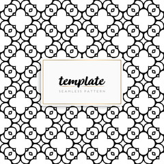 Background mandala seamless pattern vector