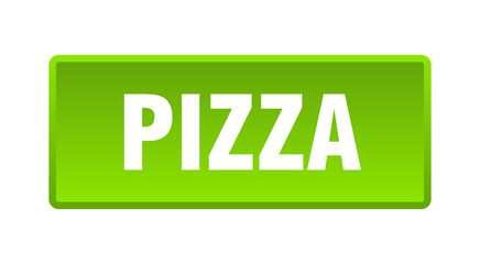 pizza button. pizza square green push button