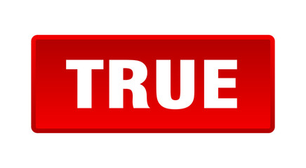 true button. true square red push button