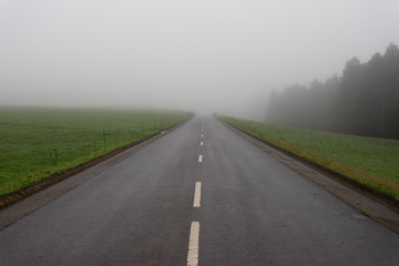 A road leading to Seven Cities (Sete Cidades)