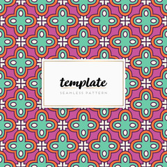 Background mandala seamless pattern vector