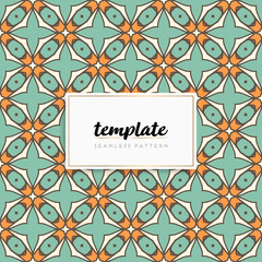 Background mandala seamless pattern vector