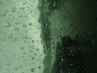 water drops on a background