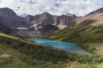 Fototapeta na wymiar Glacier National Park - Cracker Lake