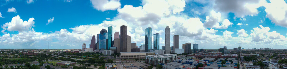 Fototapeta na wymiar Houston Downtown Day