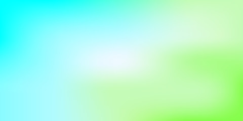 	 Light Blue, Green vector blurred background. Colorful illustration in abstract style with gradient. Elegant background for a brand book.