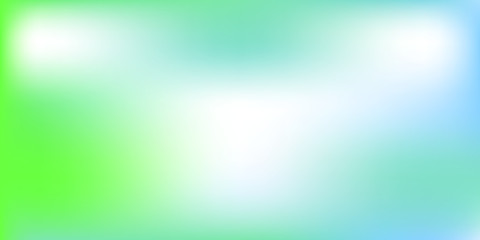	 Light Blue, Green vector blurred background. Colorful illustration in abstract style with gradient. Elegant background for a brand book.