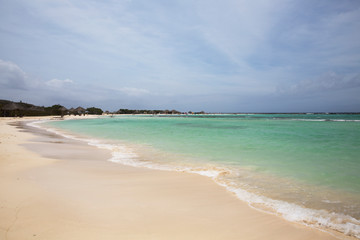 Fototapeta na wymiar Beautiful Baby Beach in Aruba