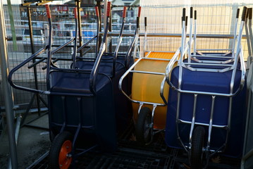 Sale of unicycle carrying soil