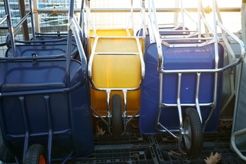 Sale of unicycle carrying soil