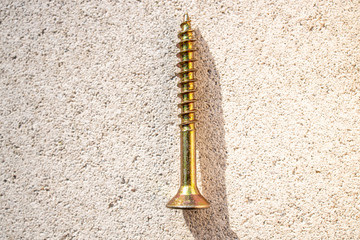 screw on gas a concrete block