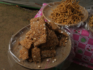 Street food in Bagan, Myanmar
