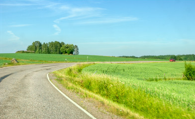 road in summer