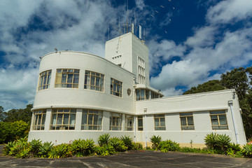 ニュージーランド　オークランドのバックランド・ビーチのミュージック・ポイント・メモリアル