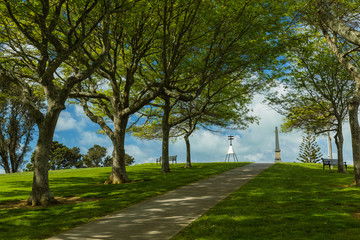 Obraz premium ニュージーランド オークランドのストッケード・ヒルの風景