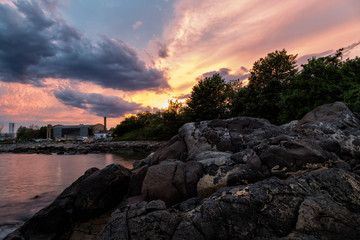 A Summer Day on the Massachusetts Coastline