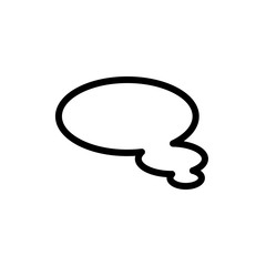Vector illustration, bubble speech icon design