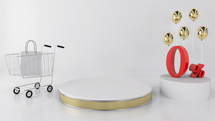 3D render of Big Sale Word