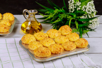 Cheese bread made from yuca flour.