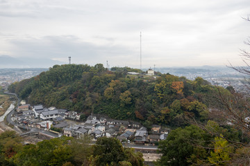 Fototapeta na wymiar 津山城からの景色