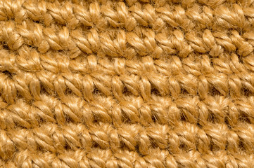 麻ひもの編み目