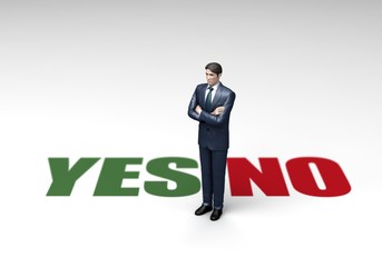 考えるビジネスパーソン