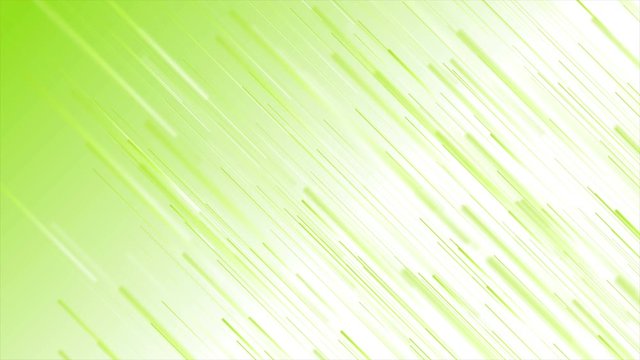 Abstract tech corporate motion background with green white diagonal lines. Video animation Ultra HD 4K 3840x2160