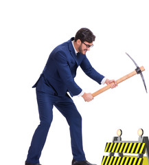 Concept of under construction for your webpage