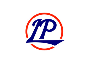 L P Initial Letter Logo design vector template, Graphic Alphabet Symbol for Corporate Business Identity