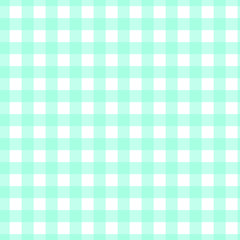 Green Gingham Style Pattern Tile