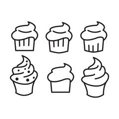 Cup cake, Muffin icon